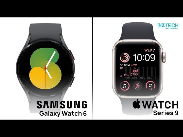 Apple Watch Series 9, Galaxy Watch 6