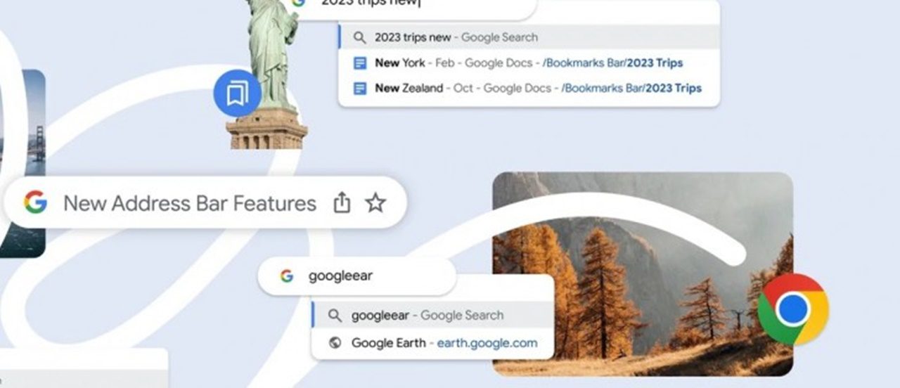 Thanh địa chỉ của Google Chrome nhận 5 cập nhật lớn