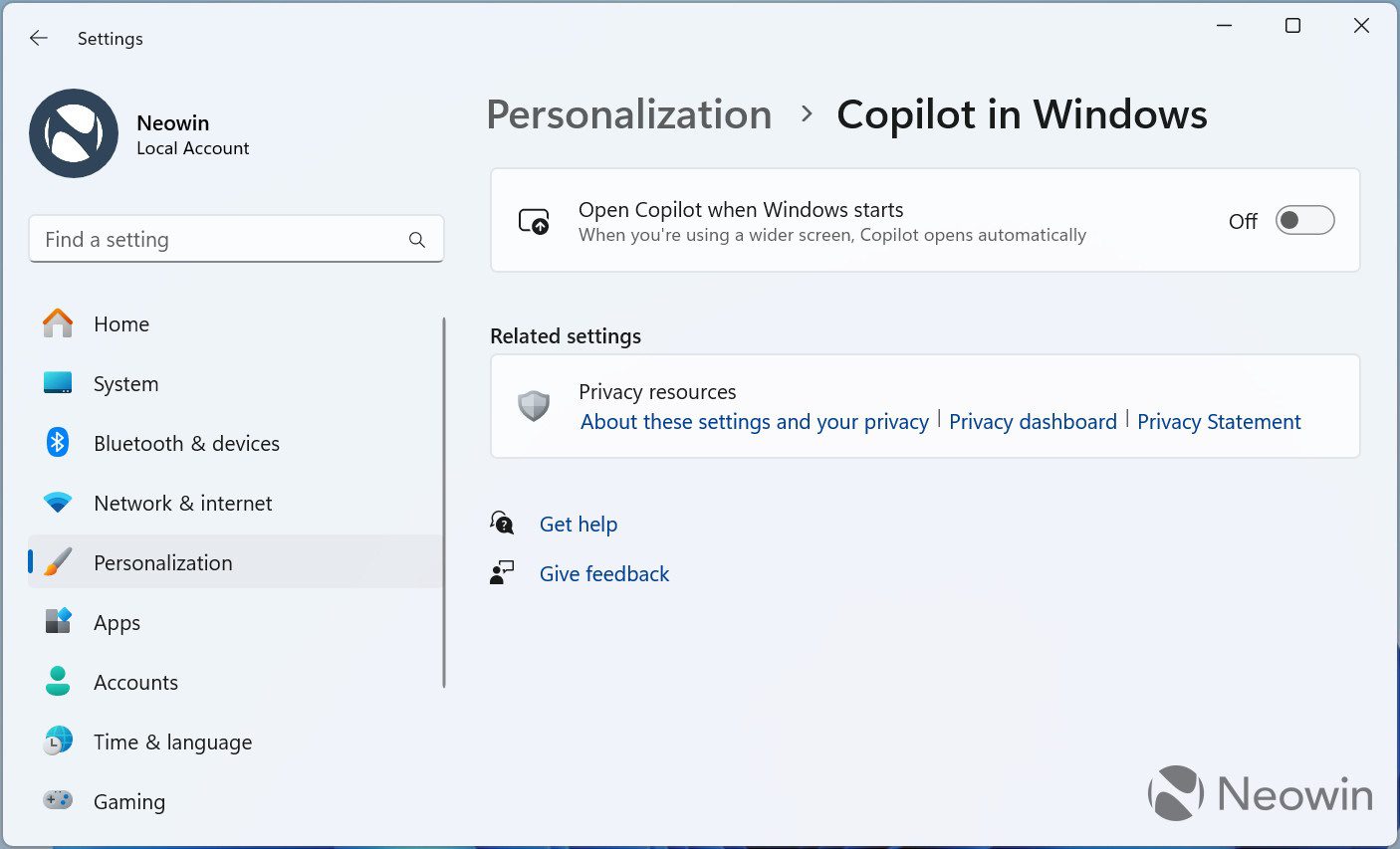 Copilot, Windows 11