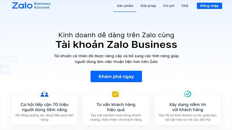 Zalo Business, Social 3,