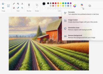 Microsoft Paint thêm nút Copilot