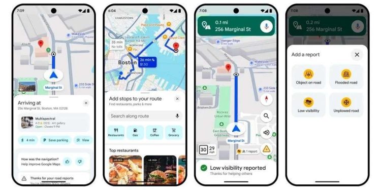 Google Maps thay đổi giao diện giúp màn hình gọn gàng hơn