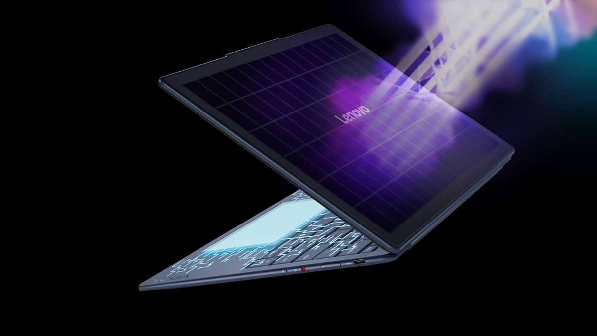 MWC 2025: Lenovo trình làng laptop chạy bằng năng lượng mặt trời