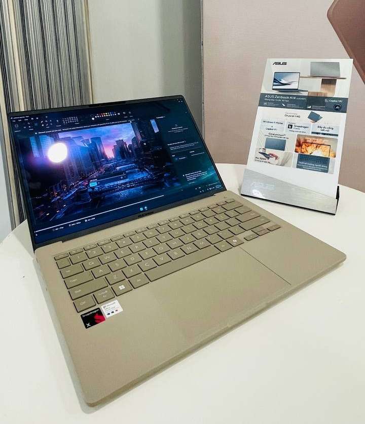 Đánh giá chi tiết Asus Zenbook A14 – Laptop AI hiệu năng cao với Copilot Plus