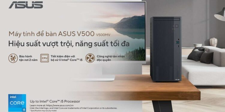 ASUS V500 ra mắt: Nhỏ gọn, hiệu năng cao, bảo hành tận nơi 2 năm