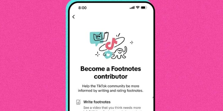 TikTok thử nghiệm tính năng “Footnotes” để chống tin giả kiểu mới