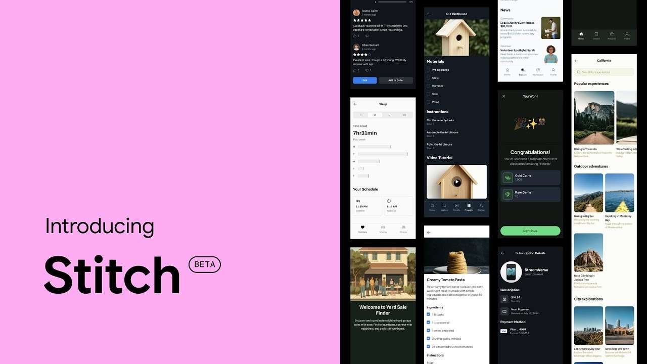 Google giới thiệu Google Stitch – AI thiết kế giao diện chỉ bằng lời mô tả
