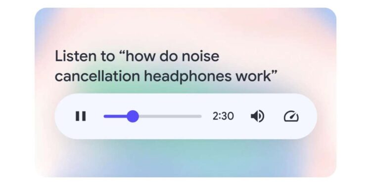 Google thử nghiệm Audio Overviews trên công cụ Tìm kiếm