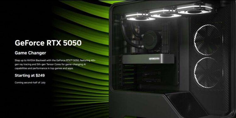 RTX 5050 trình làng: Nvidia đánh mạnh vào phân khúc chơi game giá mềm