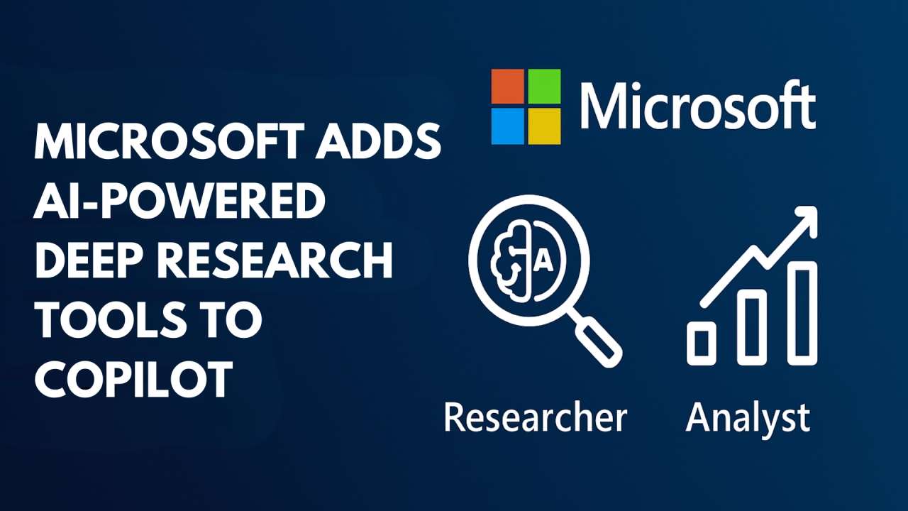 Microsoft tung 2 trợ lý AI mới: Researcher và Analyst