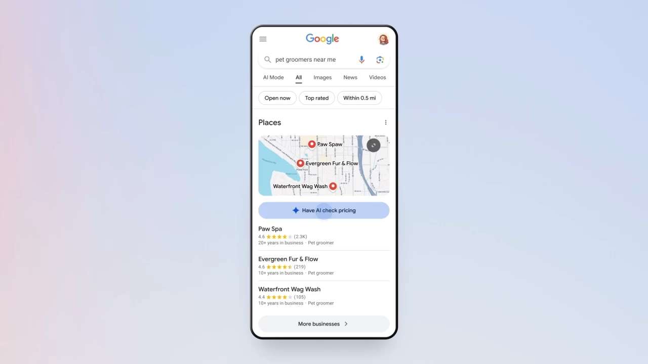 Google Search có thể gọi điện giúp bạn nhờ trí tuệ nhân tạo